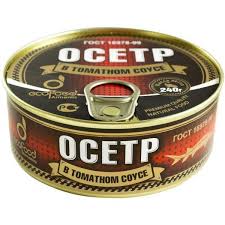Осетр у томатному соусі
